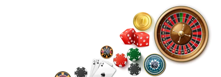 roulette chips and cards